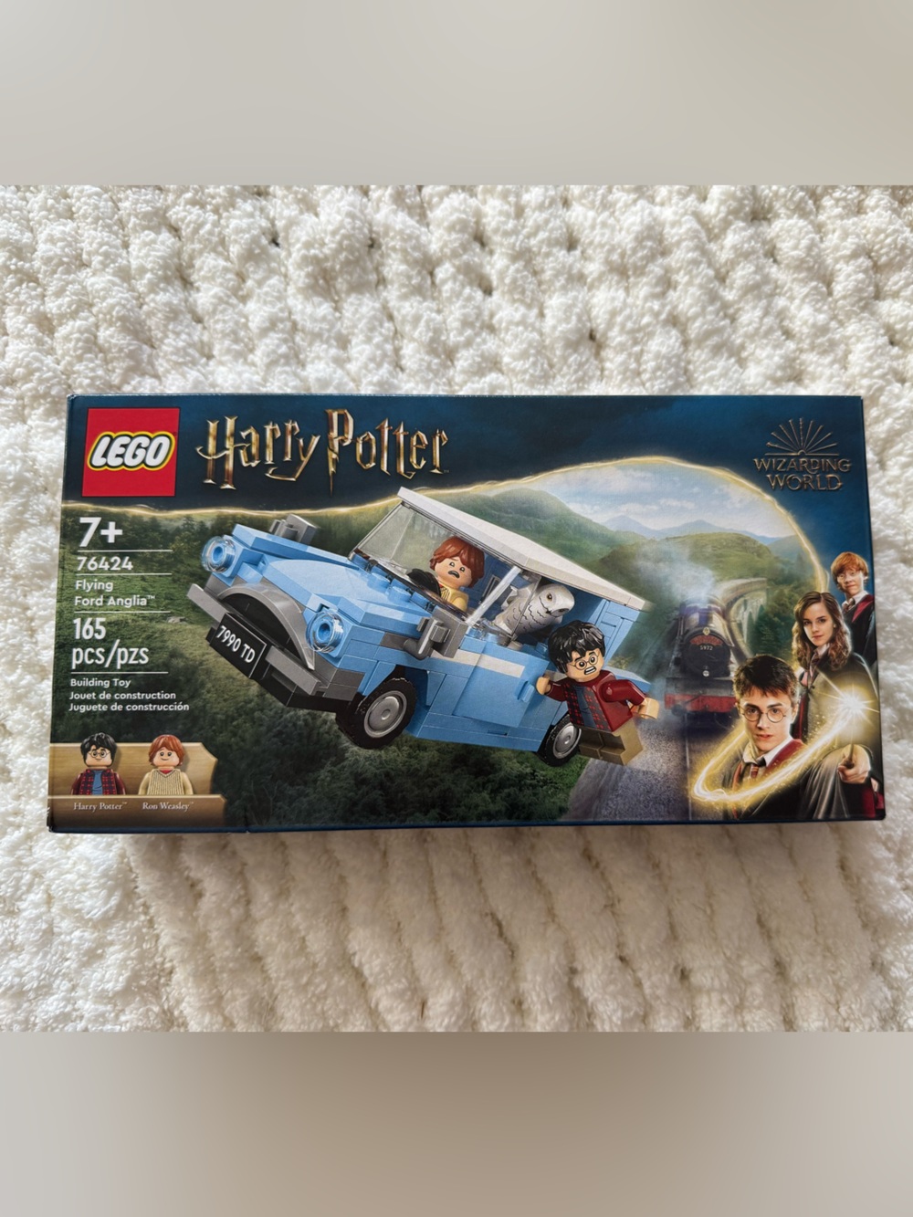 LEGO Harry Potter Light Blue Flying Ford Anglia Set - Blue & White